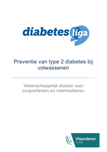 Preventie van type 2 diabetes bij volwassenen