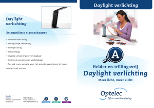 Algemeen productblad Daylight verlichting