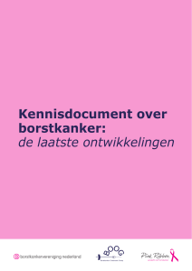 Kennisdocument over borstkanker: de laatste