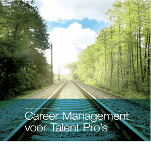 Career Management voor Talent Pro`s