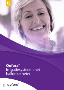 Qufora® Irrigatiesysteem met ballonkatheter
