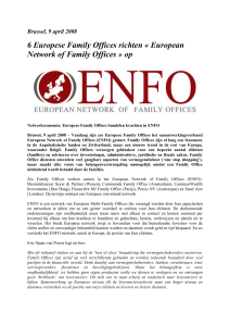 - European network of family offices