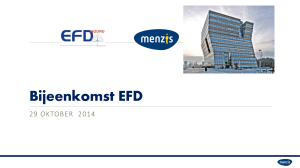 Bijeenkomst EFD presentatie menzis zonder commercial