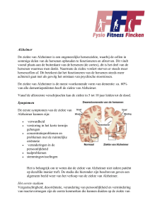 Alzheimer - Fysio Fitness Fincken