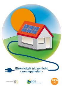 Elektriciteit uit zonlicht - zonnepanelen - Woonbeleid Midden