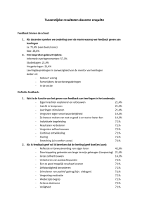 2014-01-15 Tussentijdse resultaten docente enquête