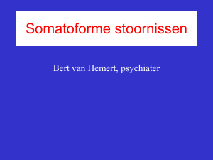 Somatoforme stoornissen