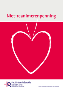 Niet-reanimerenpenning - Patiëntenfederatie Nederland