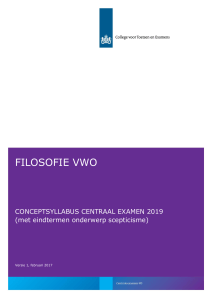 Conceptsyllabus filosofie vwo 1-versie 2019