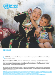 UNRWA helpt, beschermt en komt op voor ongeveer 5 miljoen