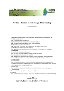 Notitie – Ronde Hoep draagt Amstelscheg (cpt 23-6