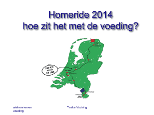 workshop voeding Yneke - Ron en de HomeRide van 2014