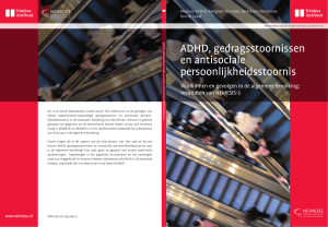 ADHD, gedragsstoornissen en antisociale - Trimbos