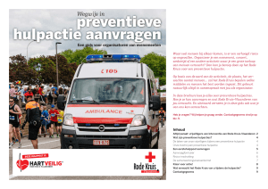 preventieve hulpactie aanvragen - Rode Kruis