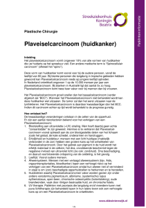 Plaveiselcarcinoom (huidkanker) - Streekziekenhuis Koningin Beatrix