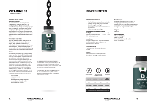 The Fundamentals Vitamine D3 by Overload Worldwide