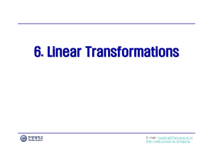 06 Linear Transformations
