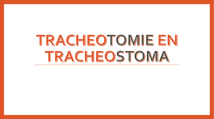 tracheotomie stoma