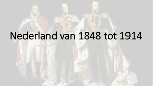 Nederland van 1848 tot 1914
