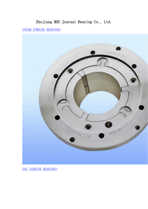 Turbomachinery bearing