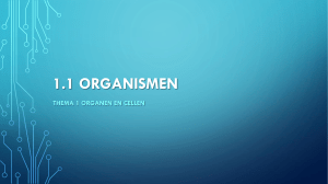 1.1 Organismen