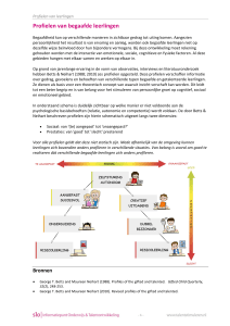 Profielen van leerlingen - Betts en Neihart