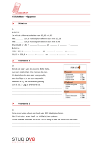 Schatten: Wiskunde Werkblad voor Middelbare School